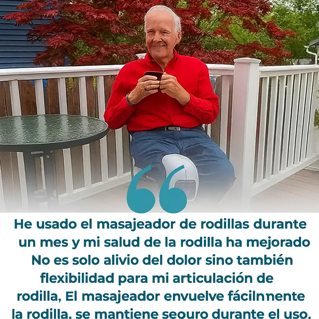 KneeRelief | Dispositivo de Masaje para Rodillas 3-en-1