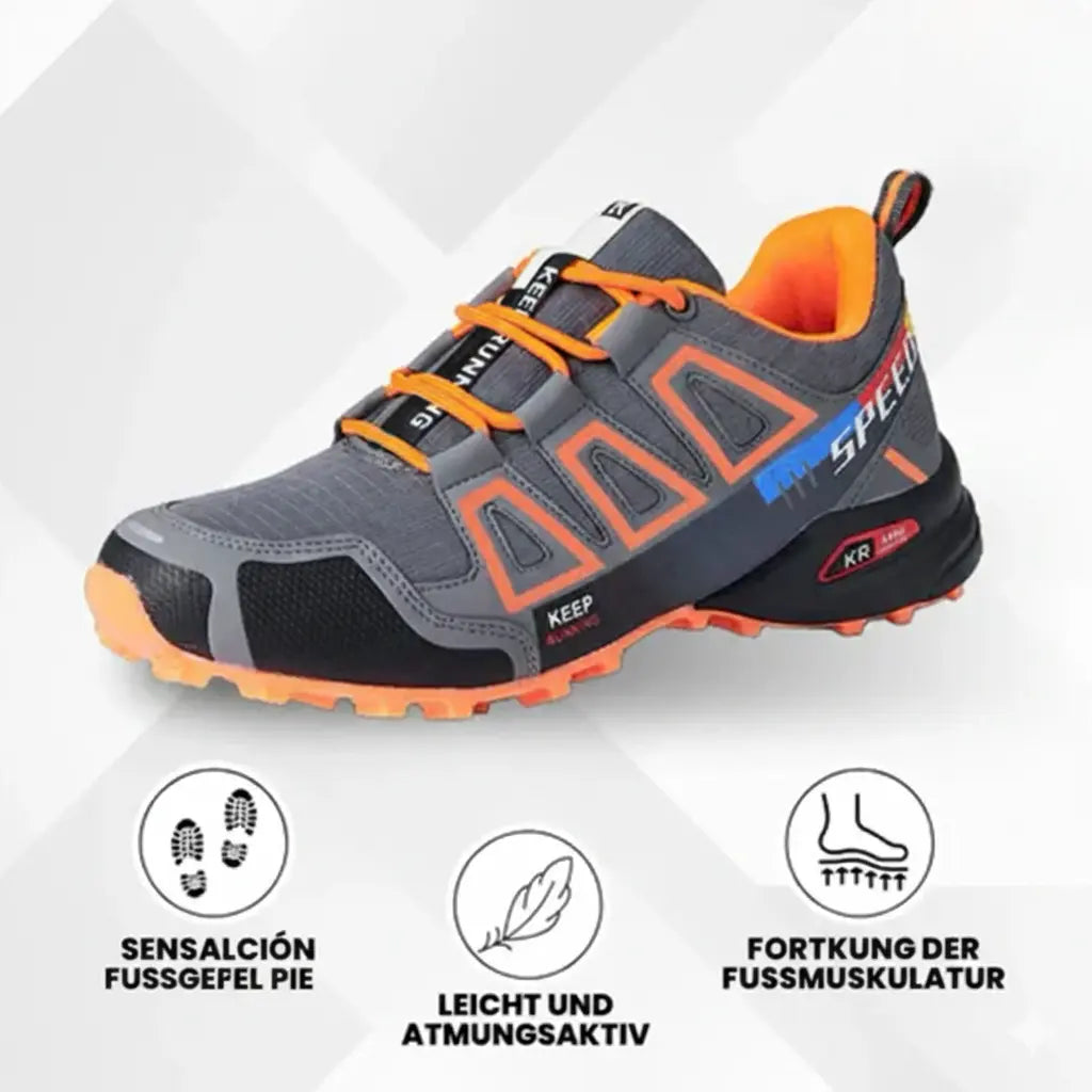 OrthoTrekking Hallux Zapatos de Senderismo y Trekking Ergonómicos.