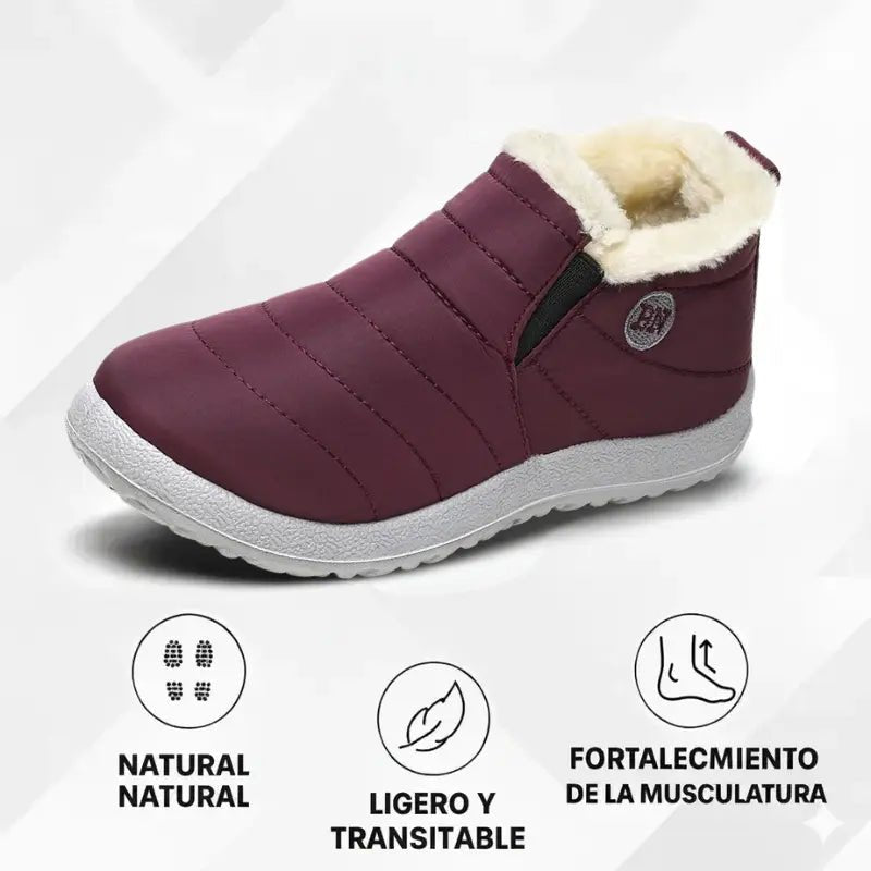 BOTA DE INVIERNO FORRADA Y IMPERMEABLE | ORTHOPOLAR - Meriva 🇲🇽