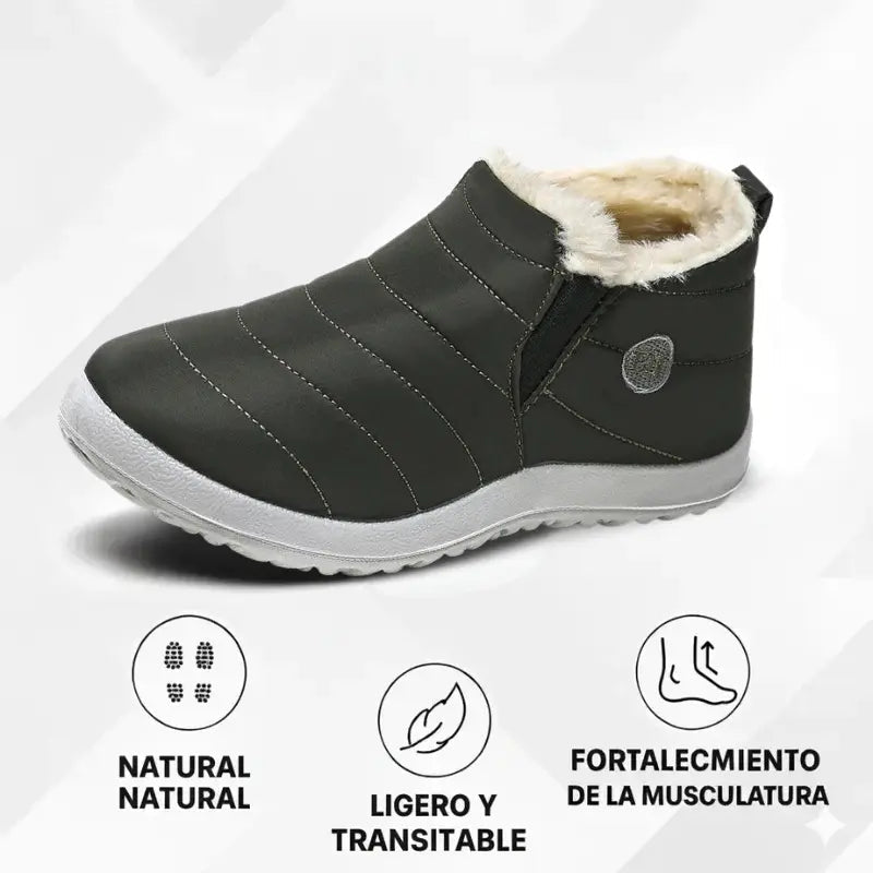 BOTA DE INVIERNO FORRADA Y IMPERMEABLE | ORTHOPOLAR - Meriva 🇲🇽