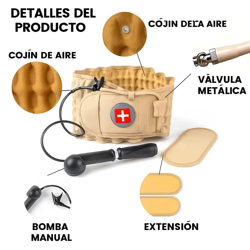 SpineX | Corrector de Postura Lumbara - Meriva 🇲🇽