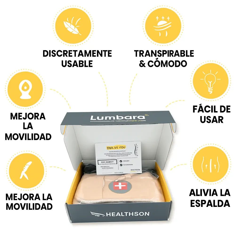 SpineX | Corrector de Postura Lumbara - Meriva 🇲🇽