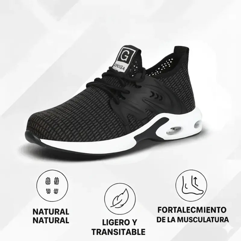 Zapato de Seguridad Ergonómico Orthostahl que Alivia el Dolor - Meriva 🇲🇽