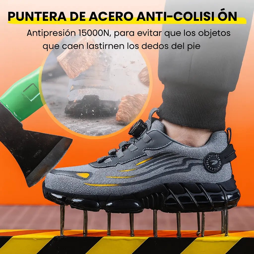 Zapatos de Seguridad Ultra - Ligeros Henner Z90 - Meriva 🇲🇽