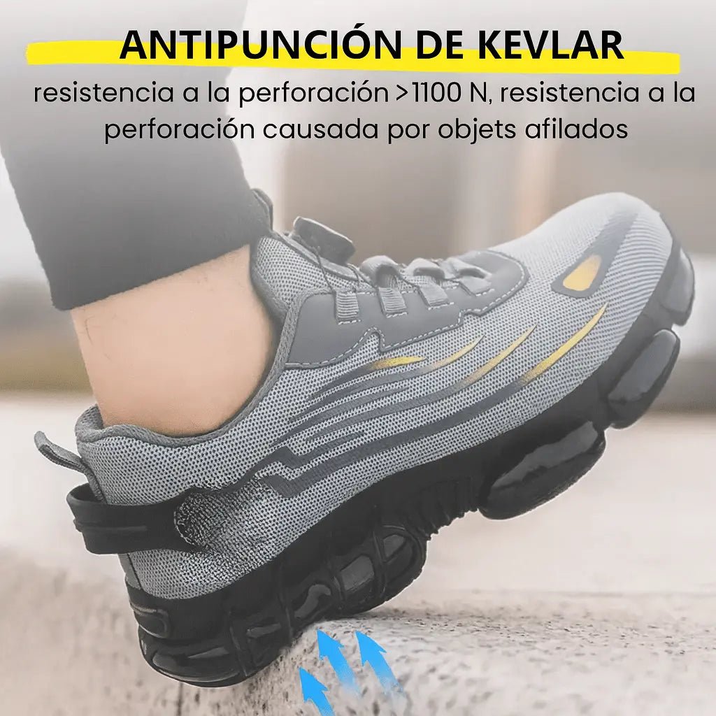 Zapatos de Seguridad Ultra - Ligeros Henner Z90 - Meriva 🇲🇽