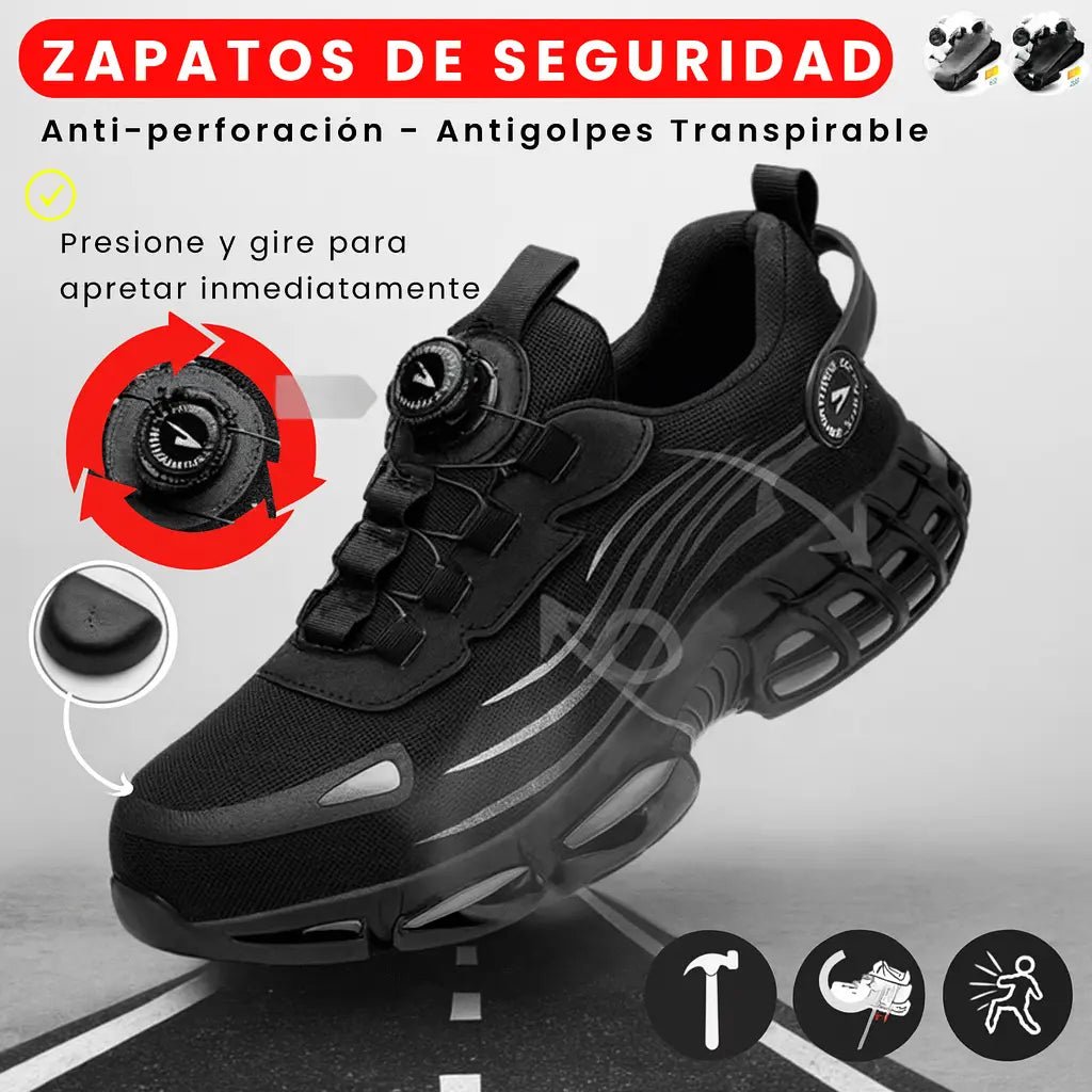 Zapatos de Seguridad Ultra - Ligeros Henner Z90 - Meriva 🇲🇽