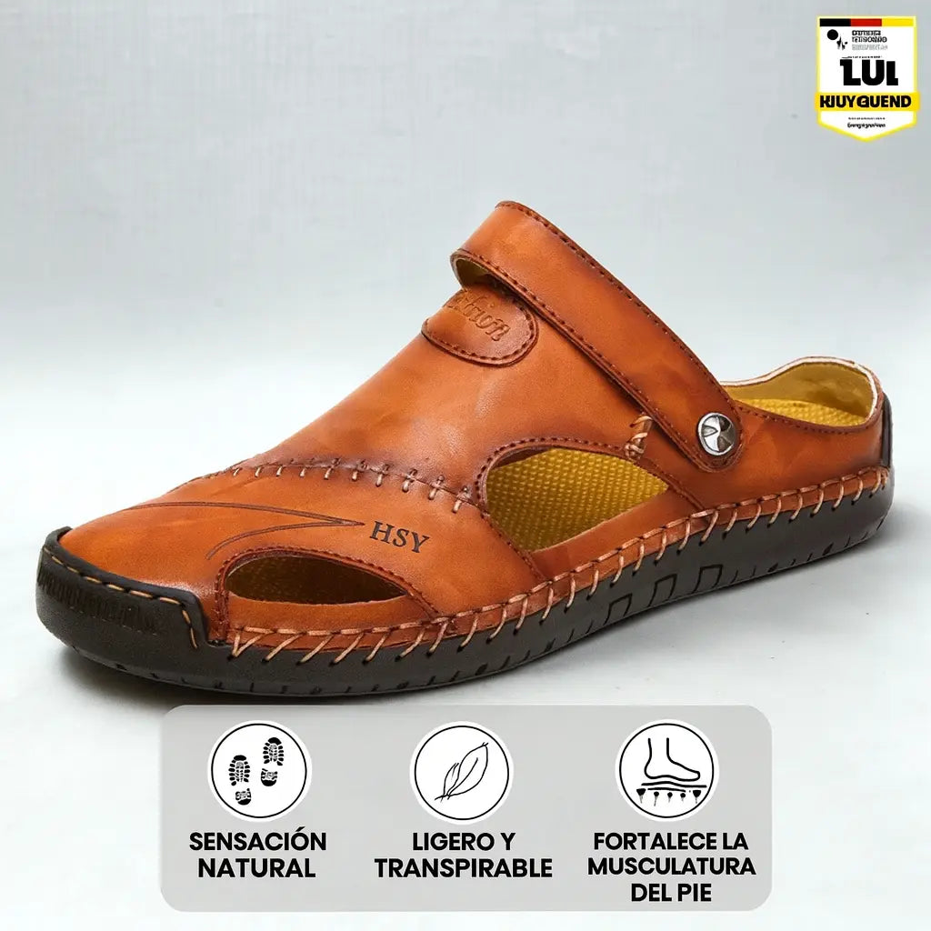 Sandalias Ortopédicas de Cuero | OrthoFlex