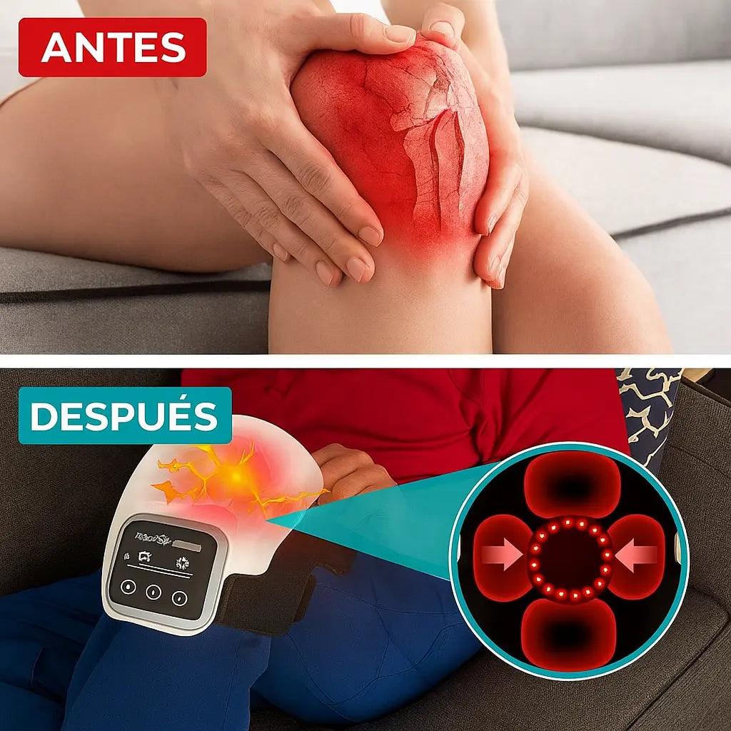 KneeRelief | Dispositivo de Masaje para Rodillas 3-en-1