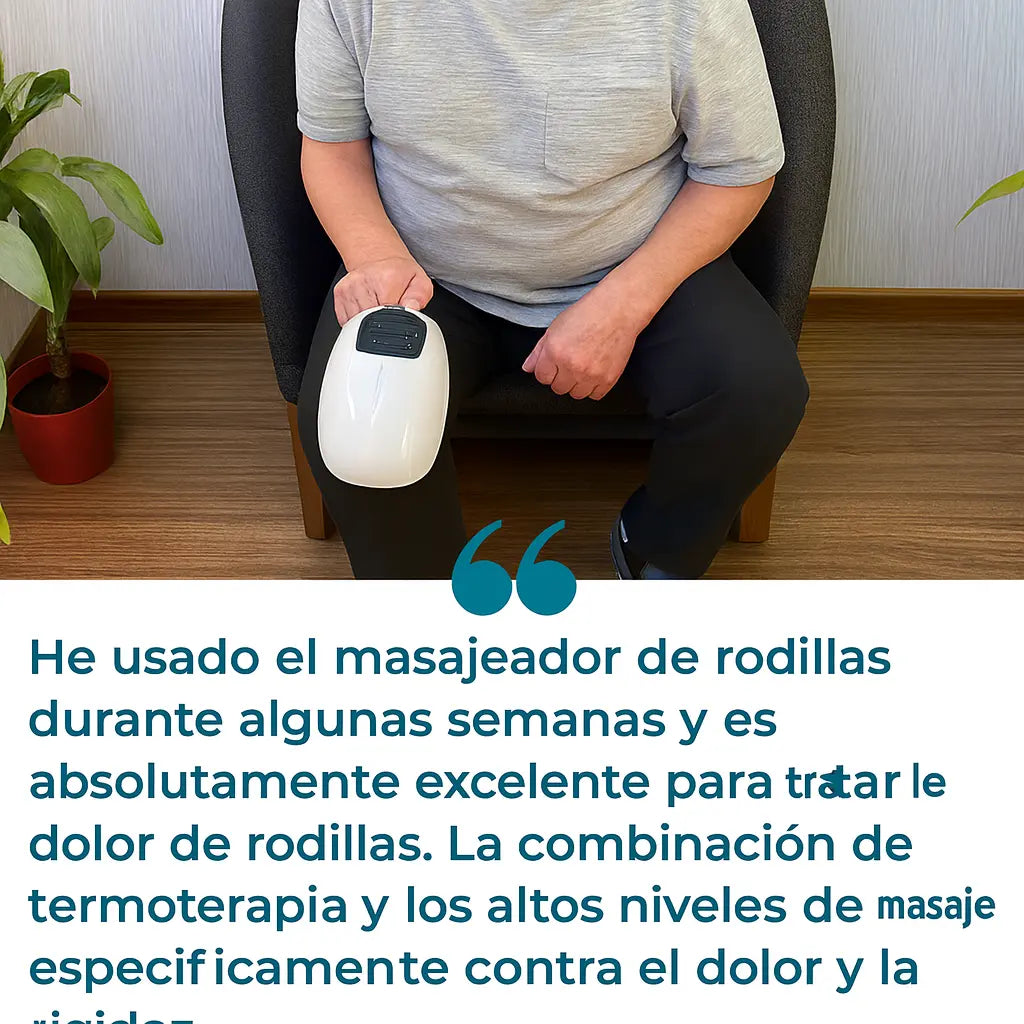 KneeRelief | Dispositivo de Masaje para Rodillas 3-en-1