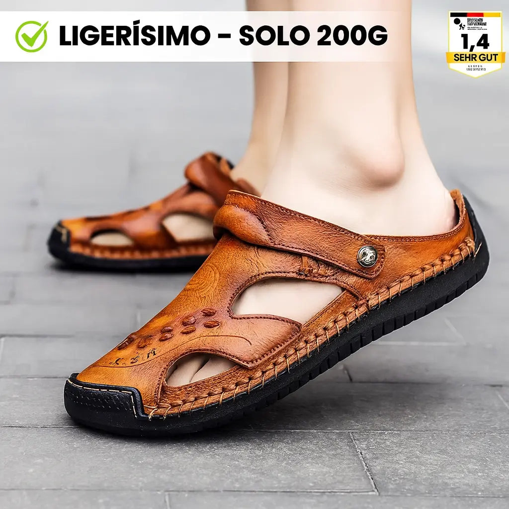 Sandalias Ortopédicas de Cuero | OrthoFlex