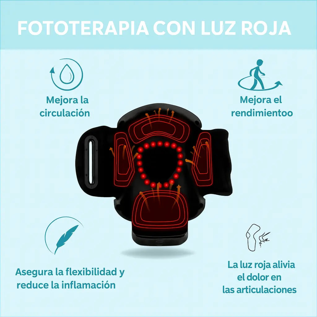 KneeRelief | Dispositivo de Masaje para Rodillas 3-en-1