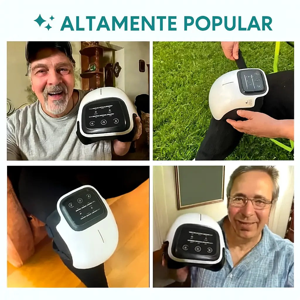 KneeRelief | Dispositivo de Masaje para Rodillas 3-en-1