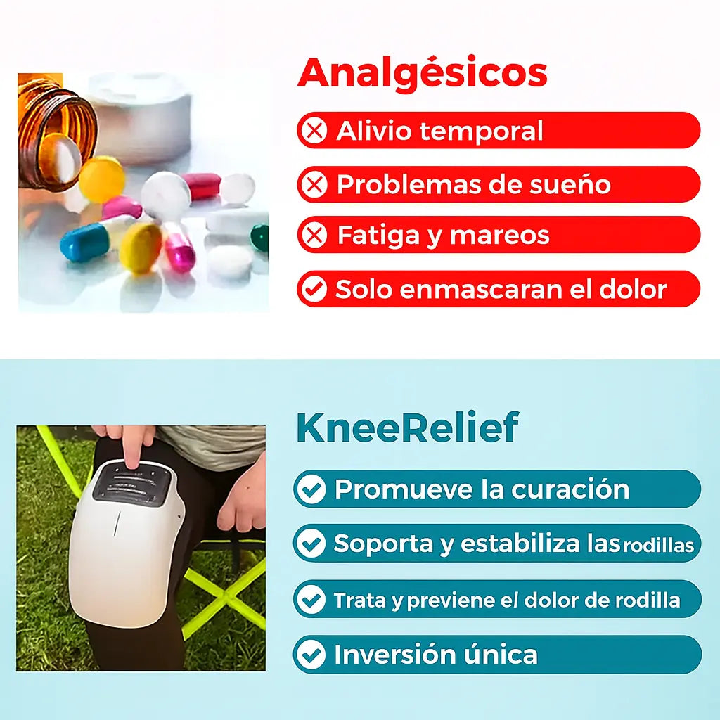 KneeRelief | Dispositivo de Masaje para Rodillas 3-en-1