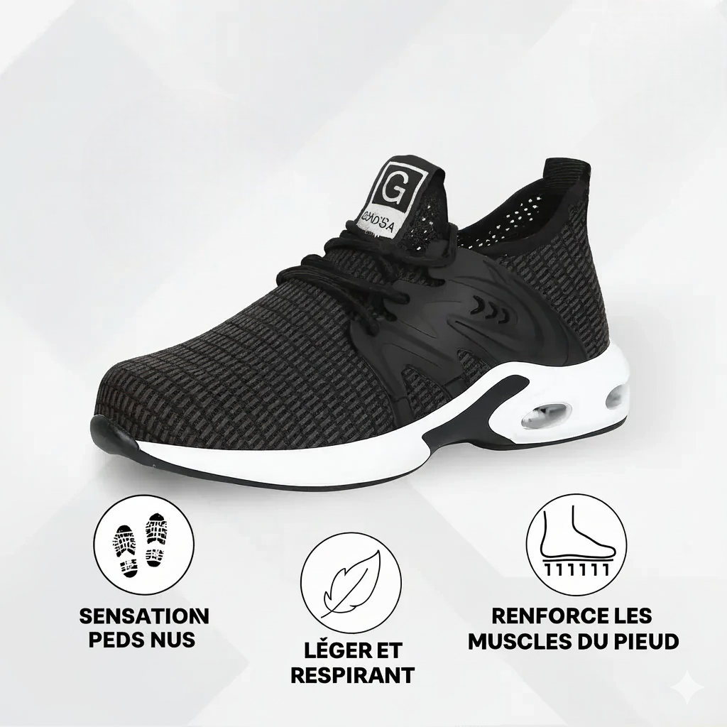 Zapato de Seguridad Ergonómico Orthostahl que Alivia el Dolor