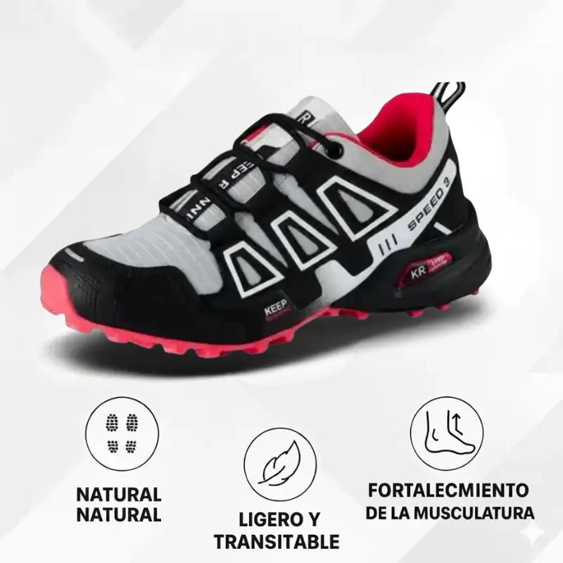 OrthoTrekking Hallux Zapatos de Senderismo y Trekking Ergonómicos. - Meriva 🇲🇽
