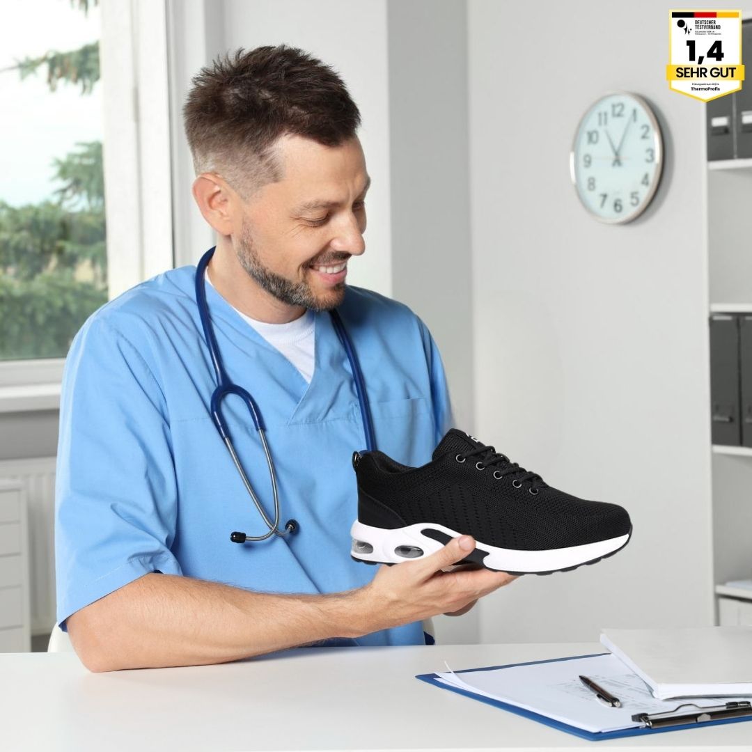 Zapato de Seguridad Ergonómico Orthostahl que Alivia el Dolor - Meriva 🇲🇽