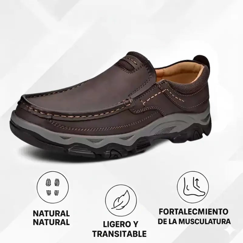 ZAPATO ORTOPÉDICO DE CUERO PARA HOMBRES | ORTHOMASTER - Meriva 🇲🇽