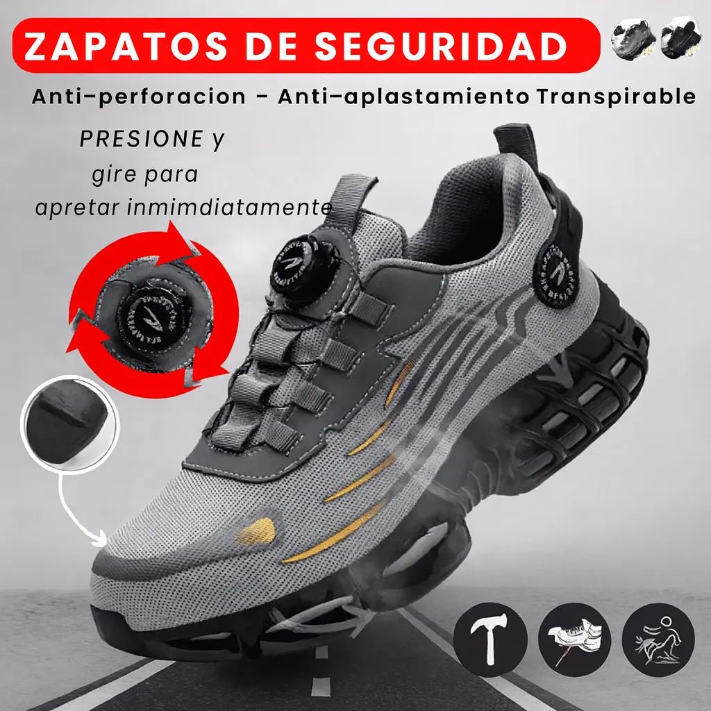 Zapatos de Seguridad Ultra - Ligeros Henner Z90 - Meriva 🇲🇽